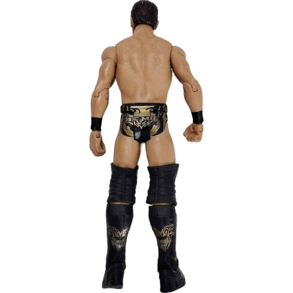 WWE The Miz 2010 Mattel Action Figure Black and Gold Trunks 7